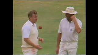 Kapil Dev hits four consecutive sixes to prevent India having to follow on v England at Lords 1990 [upl. by Jonell935]