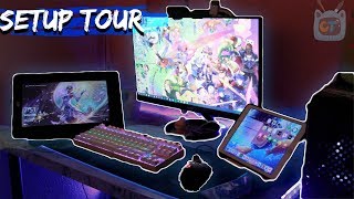 Creative Desk Setup Tour 2019  Artist Graphic Designer Work space [upl. by Hyacinthia]