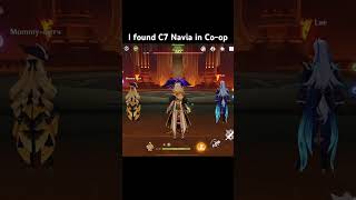 I found C7 Navia in Coop navia genshinimpact [upl. by Emersen]