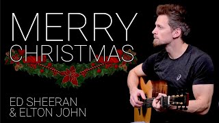 Merry Christmas  Ed Sheeran amp Elton John  Fingerstyle Guitar Cover [upl. by Kristyn]