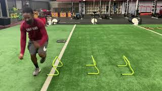 SL Medial  Lateral Hurdle hops STICK [upl. by Maurie]