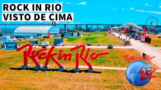 SKY POV ROCK IN RIO LISBOA 2024 POV  PARQUE TEJO  DRONE SHOT [upl. by Anal]