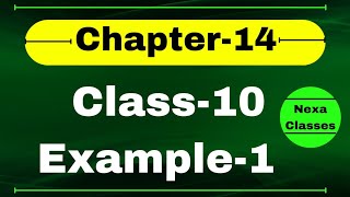 Example1 Chapter 14 Statistics Class10  Class10 Ch 14 NCERT Example1  Chapter14 Example1 Class10 [upl. by Atazroglam177]