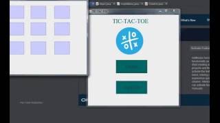 TIC TAC TOE GAME IN JAVASWING [upl. by Rehteh]