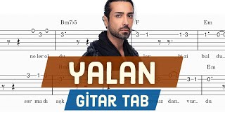 Tan Taşçı  Yalan  Gitar Tab [upl. by Jovitta]