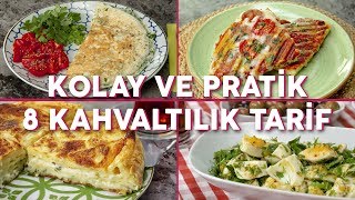 Kolay ve Pratik 8 Kahvaltılık Tarif Seç Beğen  Yemek Tarifleri [upl. by Amick]