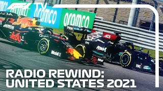 Hamilton Chases Verstappen  Radio Rewind  2021 United States Grand Prix [upl. by Winshell93]