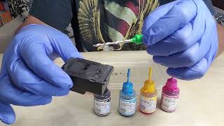 How to refill a Canon Pixma MX490 ink [upl. by Lyckman]