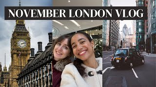 A fun november london vlog [upl. by Nerrawed862]