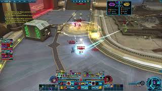 SWTOR Arena 151124 Gunslinger fail army trying to tank 2nd round dmg like a noob [upl. by Zennie596]