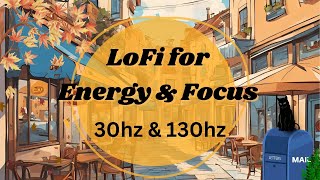 LoFi for Energy amp Focus  30 amp 130 hertz Vagus Nerve tones no midroll ads [upl. by Aubree75]