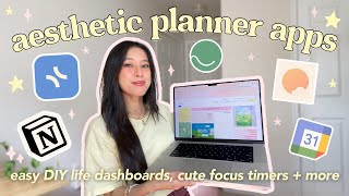 5 daily planning apps for visual thinkers 💭 simple  aesthetic [upl. by Leandro464]