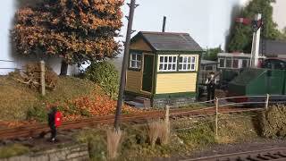 a diesel trundles along with wagons from the quarry [upl. by Basil]