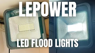 LEPOWER 10000 Lumen LED Flood Light Review [upl. by Humph943]