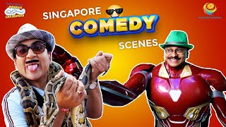 Gokuldhamvasi Trip To Singapore  Comedy Scenes  Taarak Mehta Ka Ooltah Chashmah [upl. by Aneeuqahs]