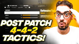 POST PATCH BEST META 442 FORMATION amp CUSTOM TACTICS  FC 24 Ultimate Team [upl. by Nove]