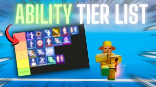 UPDATED All Abilities Tier List In Blade Ball Roblox [upl. by Nyral]