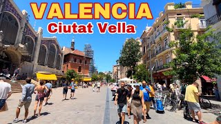 VIVIR en Valencia  Zona Ciudad Vieja 🏘️ emigrarconana valencia [upl. by Oirad]