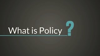 What is Policy [upl. by Adeuga]