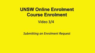 Course Enrolment 3 of 4 – Submitting an enrolment request [upl. by Eniamerej]