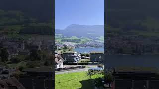 Vitznau part 5 😅🌺 🌊🏖️🌿🚞🌳🌲 Luzern Switzerland yosha28 [upl. by Letta897]