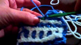 Interlocking Crochet™  4 dcif or Front Stitch [upl. by Creight]