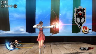 BASARA 4  Sumeragi  Tsuruhime moveset showcase【戦国BASARA4皇】 [upl. by Asilef552]