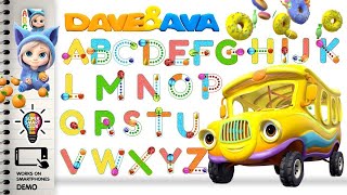 Writing Alphabets with Dave and Ava Tracing App [upl. by Powe41]