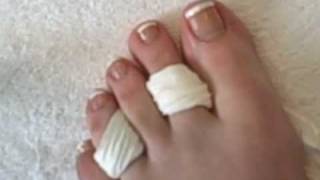 Tips and Tutorial on How To Do A French Pedicure [upl. by Gautious]