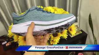 CrocsFanClub  Pb250 Giày buộc dây Hoka Kawana 7 cho nữ màu Xanh ngọc Siêu nhẹ giày chạy bộ [upl. by Vitalis908]