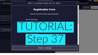 freeCodeCamp  Learn HTML Form Step 37 [upl. by Adlih]