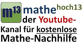 mathehoch13 Kanaltrailer [upl. by Reginnej]