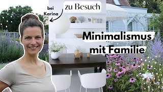 Minimalismus ROOMTOUR  Minimalismus mit Familie ➡️ zu Besuch bei Karina 🌿 [upl. by Aluk]