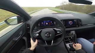 2023 Škoda Karoq Sportline 15 TSI DSG  POV Test Drive [upl. by Harac]