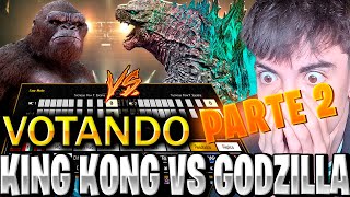 VOTANDO KING KONG VS GODZILLA PARTE 2 LAS EPICAS BATALLAS DE RAP DEL FRIKISMO [upl. by Edson675]