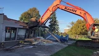 Brookview Community Center Demolition Video [upl. by Ecinaej297]