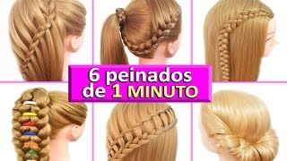 6 Peinados para la Escuela Faciles y Rapidos con Trenzas Casuales para Cabello Largo [upl. by Howey]