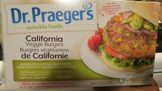 Product Review Dr Praegers California Veggie Burger vegan [upl. by Aicital]