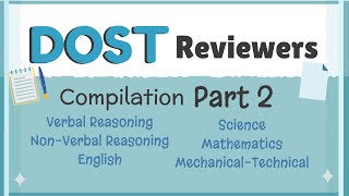 DOST Reviewers Compilation Part 2 [upl. by Durning]