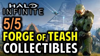 Forge of Teash All Collectibles Audio Logs amp Sparta Core Location  Halo Infinite [upl. by Capello]