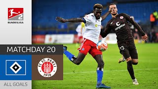 Derby win for HSV  Hamburger SV  FC St Pauli 21  Highlights  Matchday 20 – Bundesliga 2 [upl. by Arinaj]