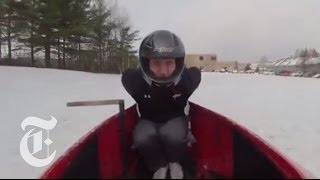 Olympic Bobsled Training With Team USAs Chris Fogt  The Workout  The New York Times [upl. by Htebesile919]