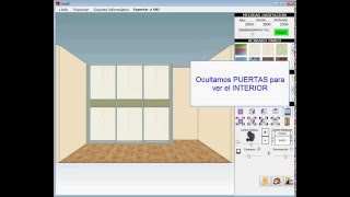 Programa Software Diseño Armarios Empotrados Closets Muebles Dormitorios Vestidores Imor22 [upl. by Ias138]