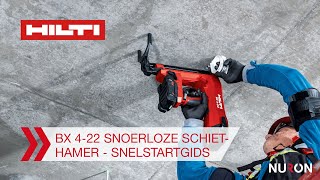 BX 422 Snoerloze schiethamer  Snelstartgids [upl. by Anayia]