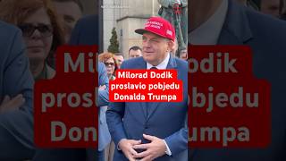 Milorad Dodik proslavio pobjedu Donalda Trumpa [upl. by Udela602]