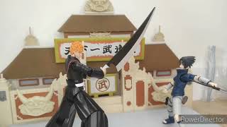 Sasuke vs Ichigo  Combat stop motion [upl. by Tiga]