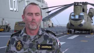 CH47F Chinook trials on HMAS Adelaide [upl. by Hegyera]