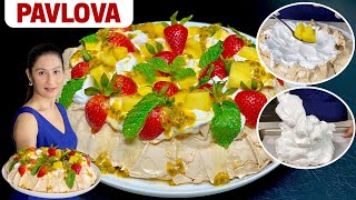 Dessert Easy Mini Pavlovas  Pavlova Recipe  How to Make Pavlova  Summer Desserts at Home [upl. by Drisko]