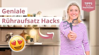 😲🧀 Sahne Eischnee amp Mehr Rühraufsatz  die ultimativen Hacks  Thermomix® Tipps [upl. by Venetia]