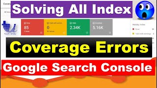 Here is how to Solve ALL Google Index Coverage Errors in Google Search Console in 2020 UrduHindi [upl. by Savory736]